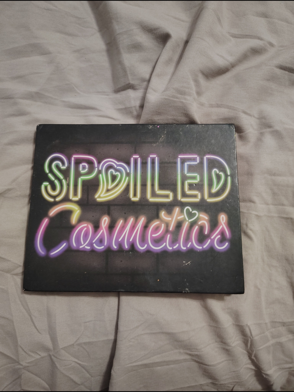 Spoiled Cosmetics Neon Logo Eyeshadow Palette
